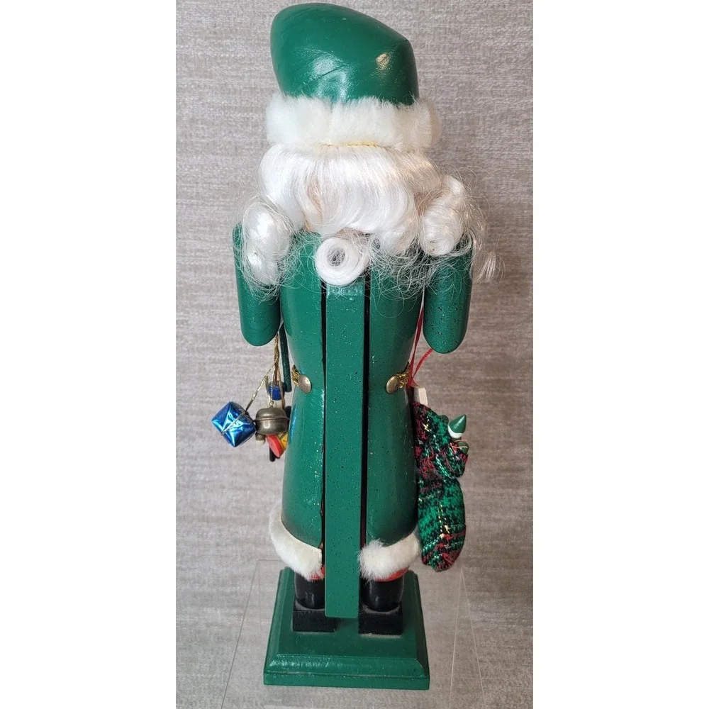 Vintage Michaels Nutcracker Wood Christmas Green 12